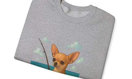 Chihuahua fishing Sweatshirt