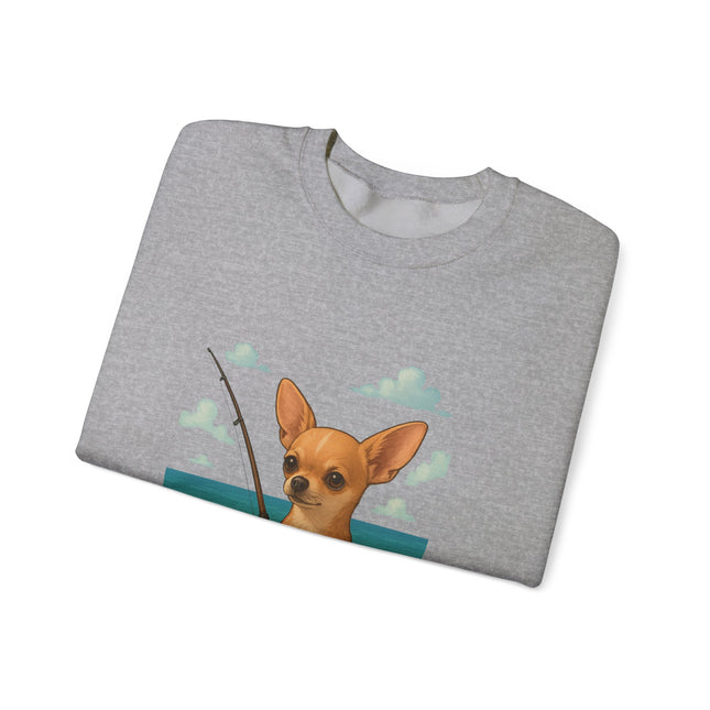 Chihuahua fishing Sweatshirt