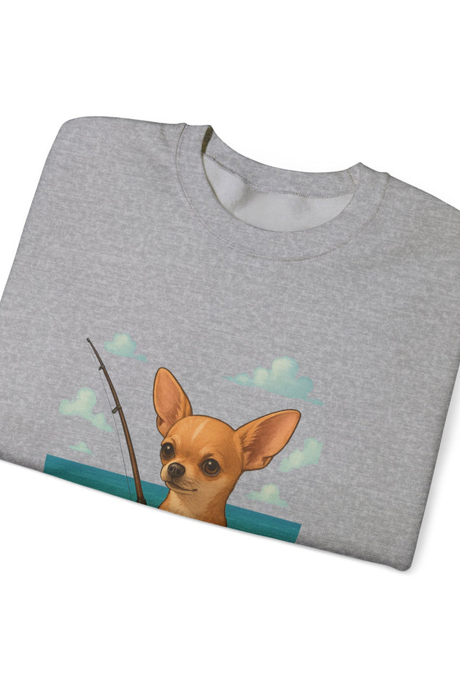 Chihuahua fishing Sweatshirt