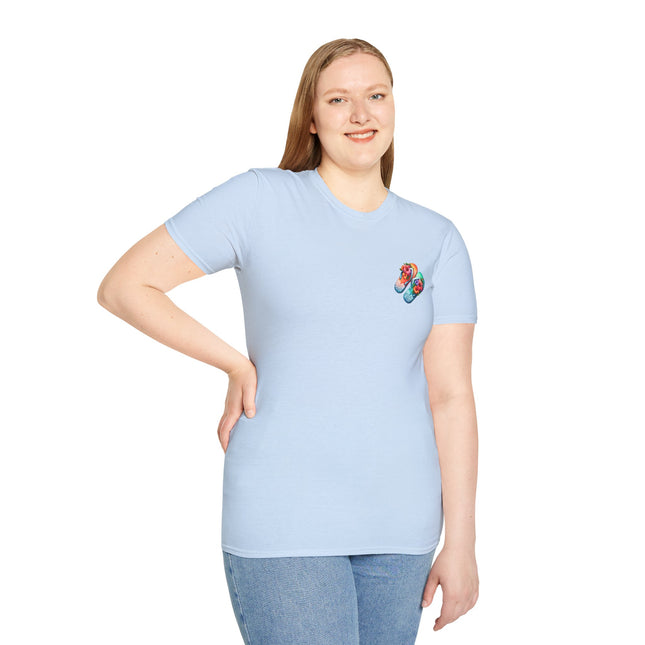 Island Life Unisex T-Shirt | Tropical Flip Flop Graphic Tee