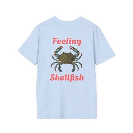 Feeling Shellfish Unisex Softstyle T-Shirt, Crabby Graphic
