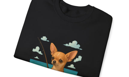 Chihuahua fishing Sweatshirt