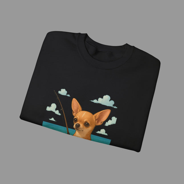 Chihuahua fishing Sweatshirt