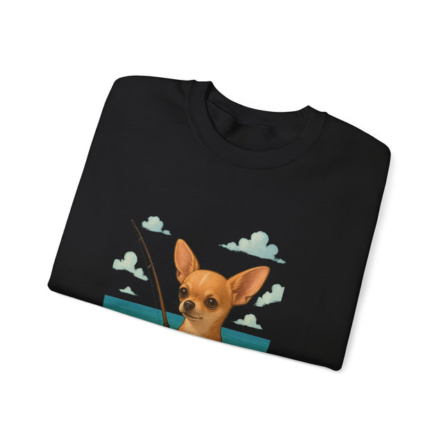 Chihuahua fishing Sweatshirt