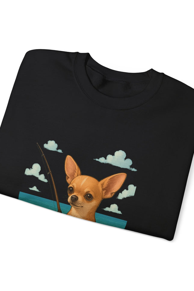 Chihuahua fishing Sweatshirt