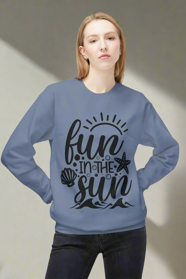 Beach Vibes Sweatshirt - Fun in the Sun Crewneck