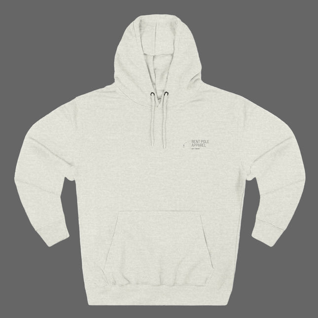 Hooked for Life Fishing Fleece Hoodie