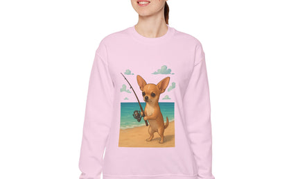 Chihuahua fishing Sweatshirt