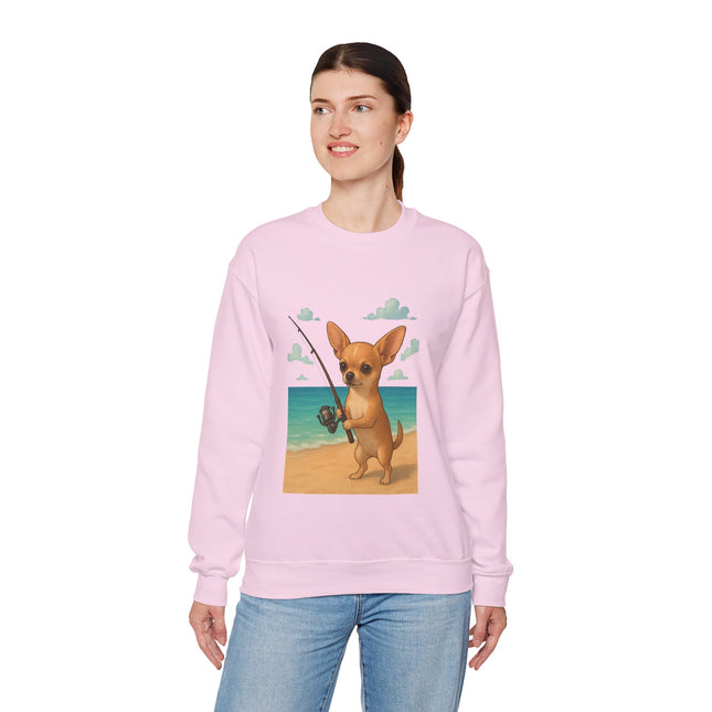 Chihuahua fishing Sweatshirt