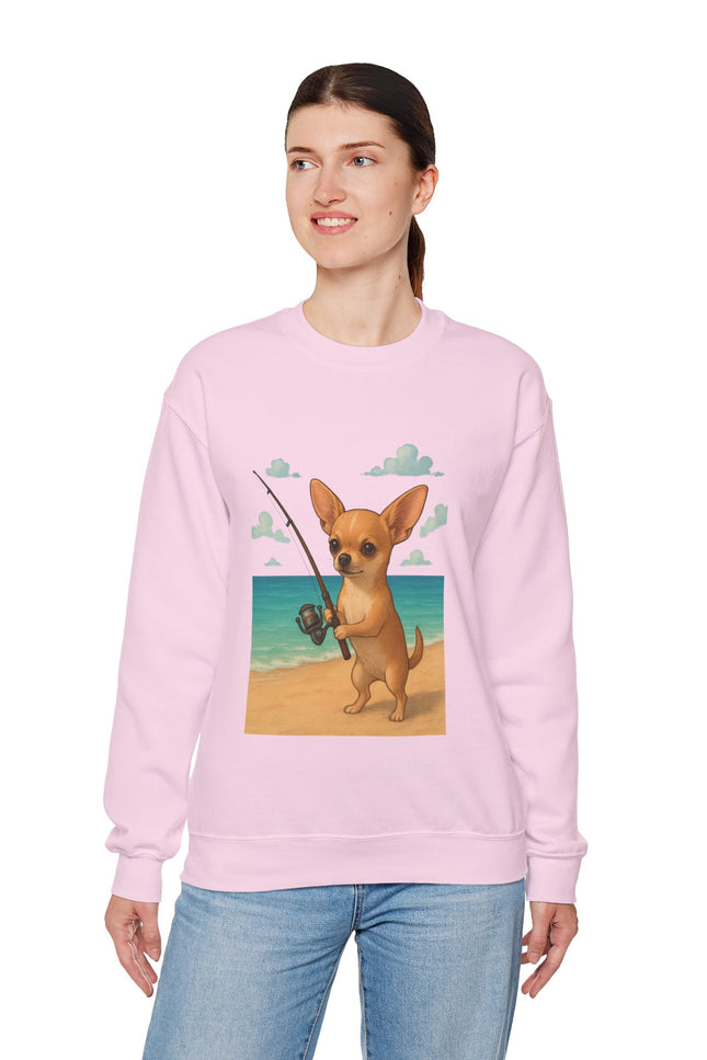 Chihuahua fishing Sweatshirt