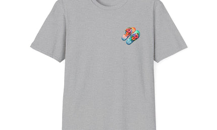 Island Life Unisex T-Shirt | Tropical Flip Flop Graphic Tee