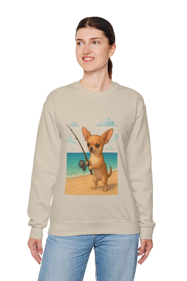 Chihuahua fishing Sweatshirt