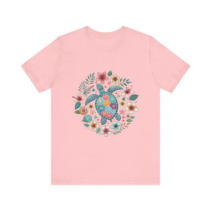Flowery Turtle Graphic Tee