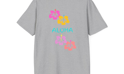 Aloha Hibiscus Tropical Summer Tee