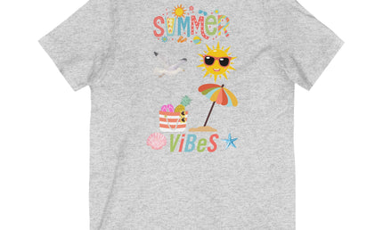 Bright Summer Vibes V-Neck Tee