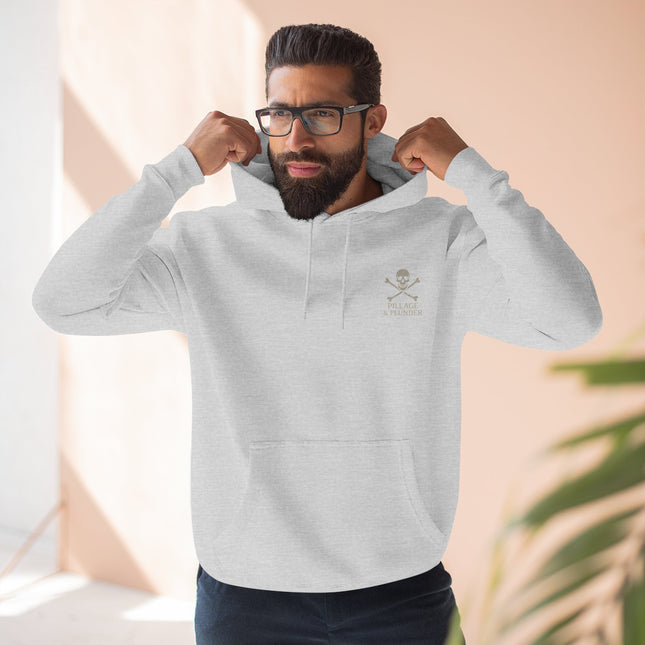 Pirate Pillage & Plunder Fleece Hoodie