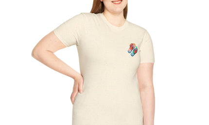 Island Life Unisex T-Shirt | Tropical Flip Flop Graphic Tee