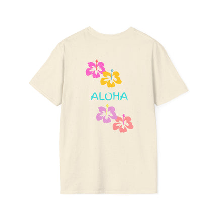 Aloha Hibiscus Tropical Summer Tee