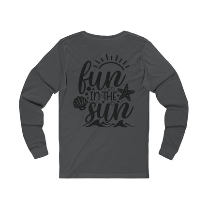 Fun in the Sun Long Sleeve Unisex Tee for Beach Lovers