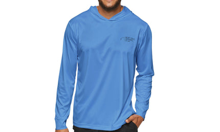 Sailfish Reel Salty Graphic Performance Hoodie Shirt UPF+50