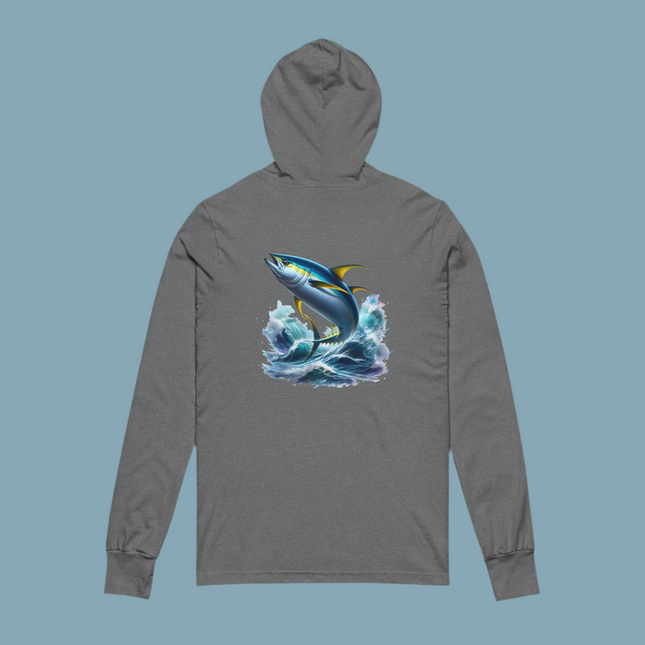 Tuna Inspired Unisex Hooded Long Sleeve Tee