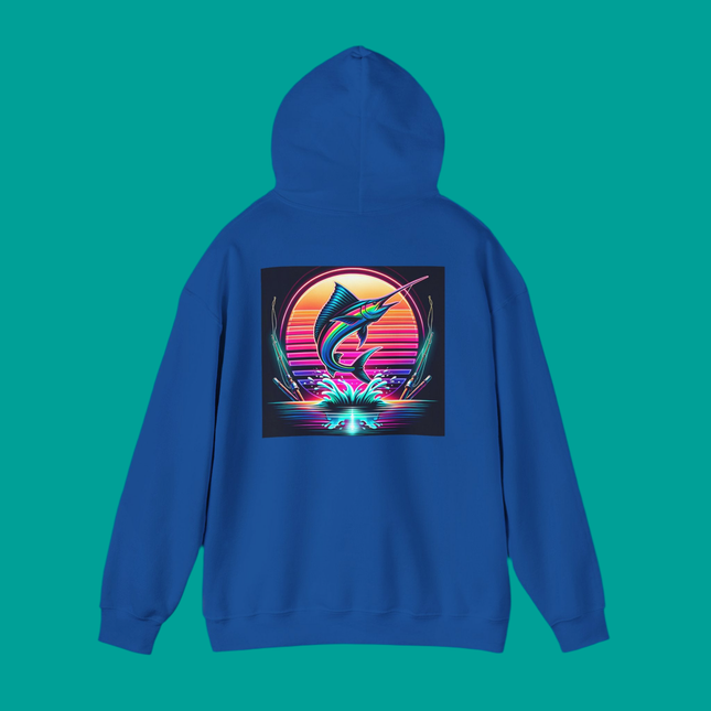 Graphic Marlin Hoodie, Unisex Sweatshirt
