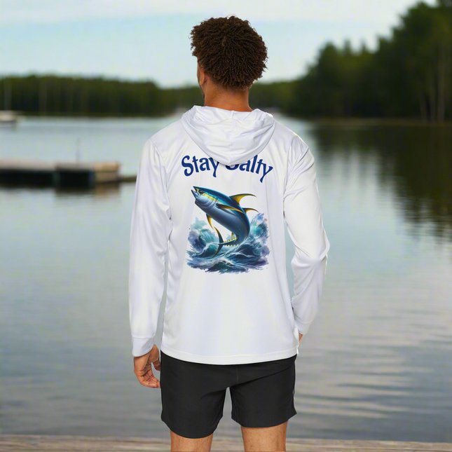Tuna Stay Salty Graphic Performance Hoodie Shirt UPF+50