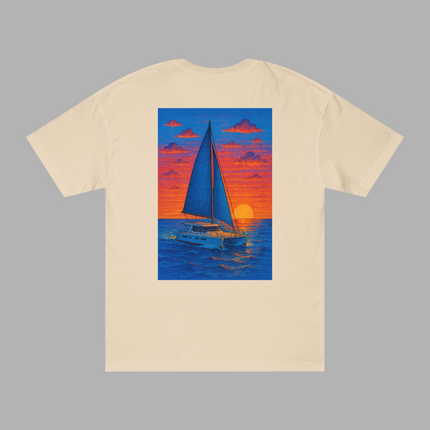 Sailing Sunset Tee, Nautical T-Shirt