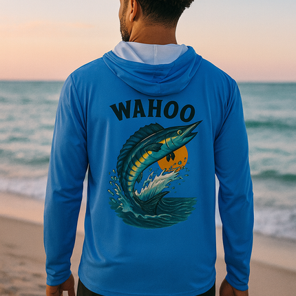 Wahoo Graphic Performance Hoodie Shirt UPF+50