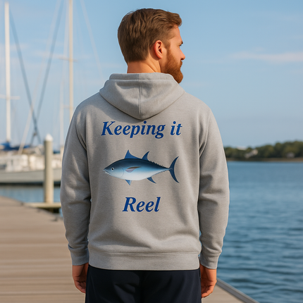 Keeping it Reel Tuna Fishing Fleece Hoodie