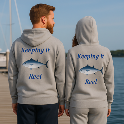 Keeping it Reel Tuna Fishing Fleece Hoodie