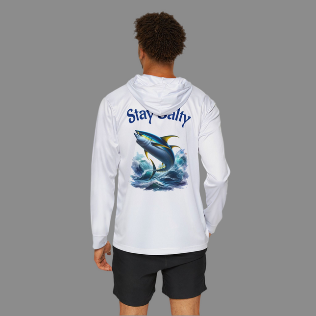 Tuna Stay Salty Graphic Performance Hoodie Shirt UPF+50