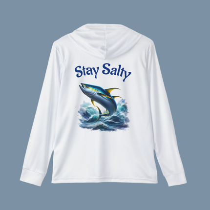 Tuna Stay Salty Graphic Performance Hoodie Shirt UPF+50