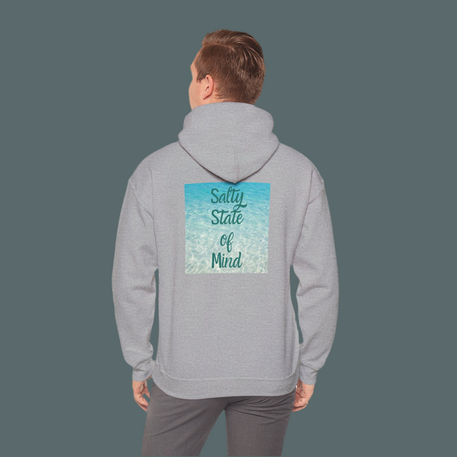 Salty State of Mind Graphic Hoodie, Unisex Sweatshirt