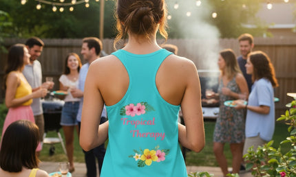 Tropical Therapy Women's Racerback Tank