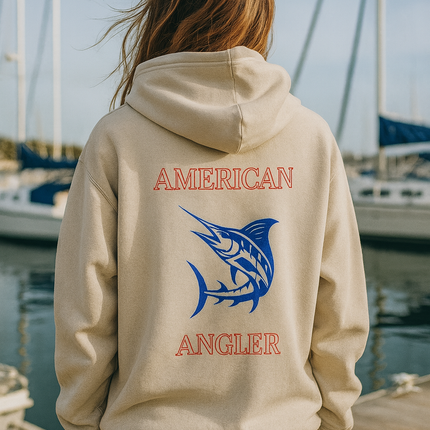 American Angler Marlin Hoodie, Unisex Sweatshirt