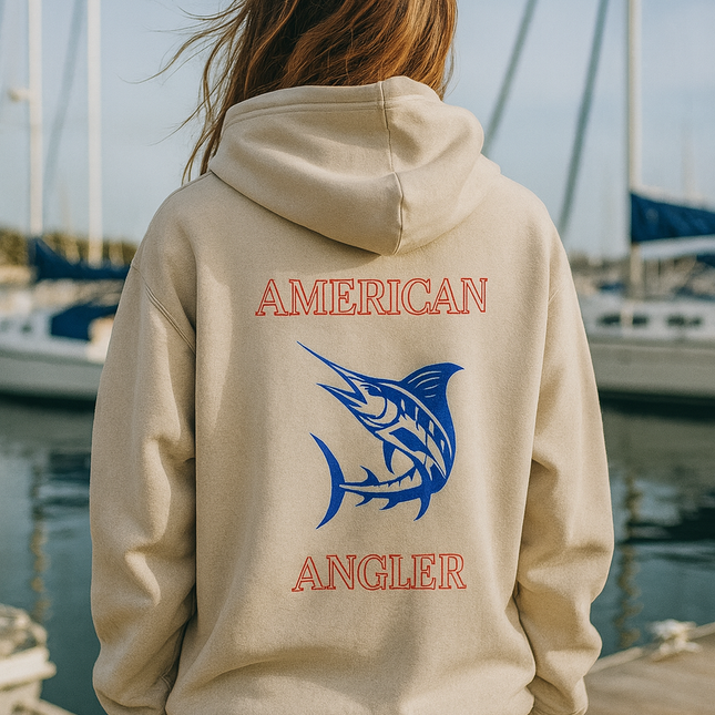 American Angler Marlin Hoodie, Unisex Sweatshirt