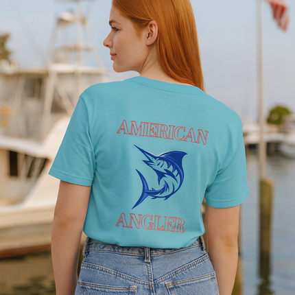 American Angler Marlin Graphic Fishing Tee