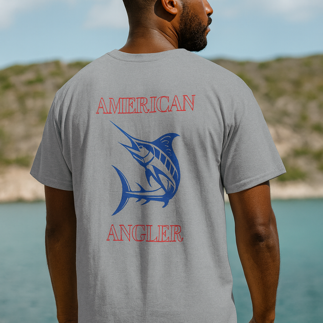 Marlin American Angler Fishing Tee