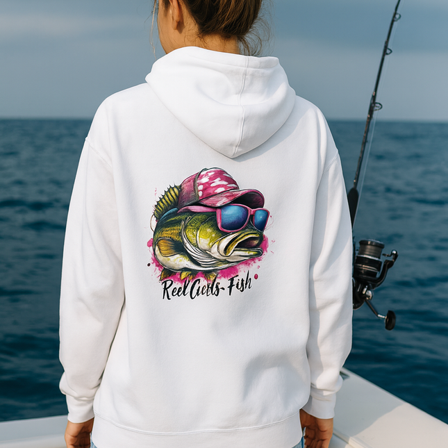 Real Girls Fish Hoodie, Unisex Sweatshirt